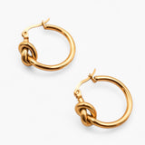Ashley Knot Hoops