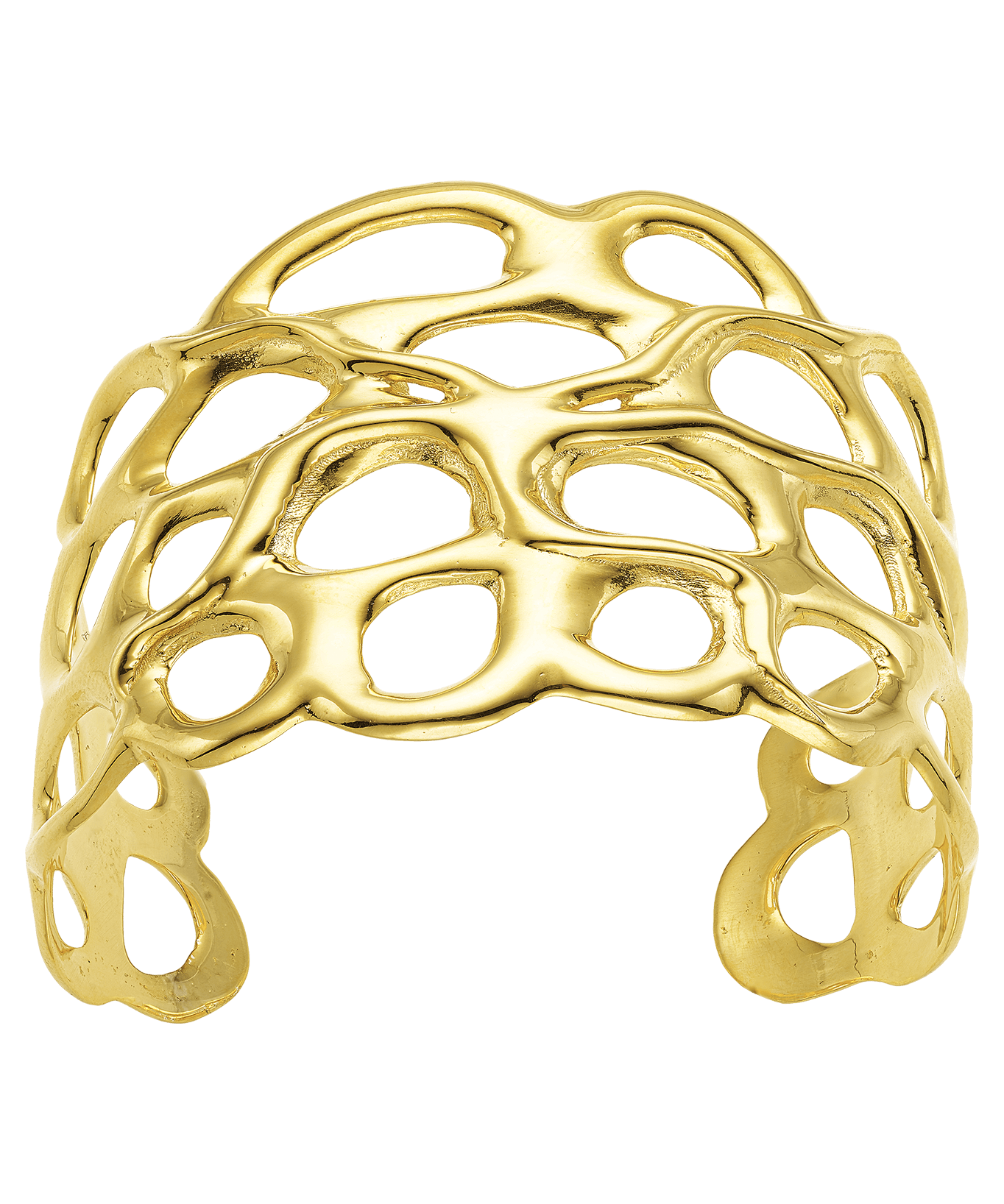 Feggeri-Astra-Coral-Inspired-Marine-Textured-Cutout-Cuff-Statement-Bracelet-Bangle-Gold-Vermeil
