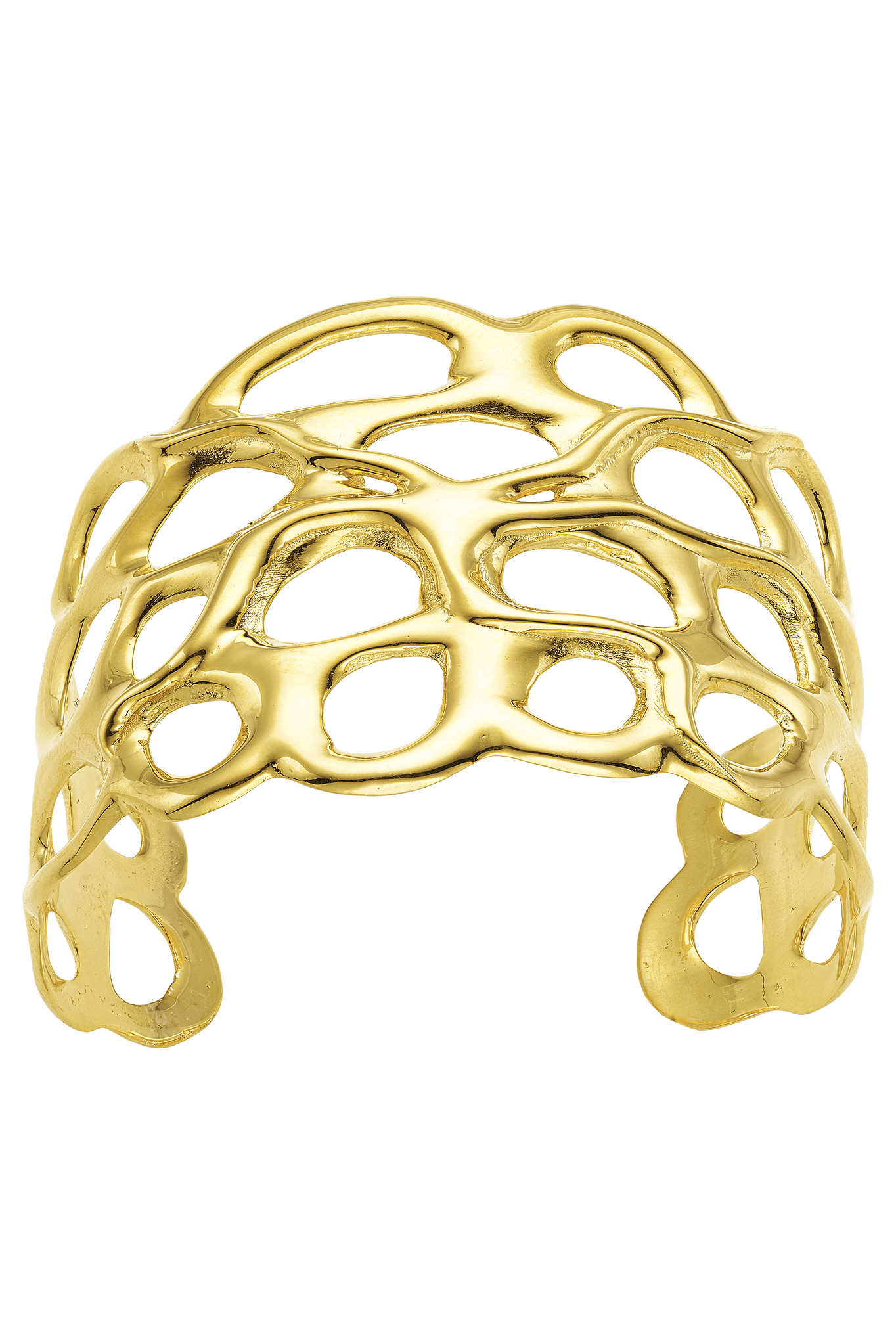 Feggeri-Astra-Coral-Inspired-Marine-Textured-Cutout-Cuff-Statement-Bracelet-Bangle-Gold-Vermeil