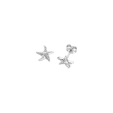 Feggeri-Astra-Starfish-Star-Marine-Sealife-Aqua-Stud-Earrings-Sterling-Silver-Platinum