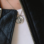 Feggeri-Starfish-Textured-Circle-Star-Chunky-Pendant-Astra-Necklace-Sterling-Silver-Chain