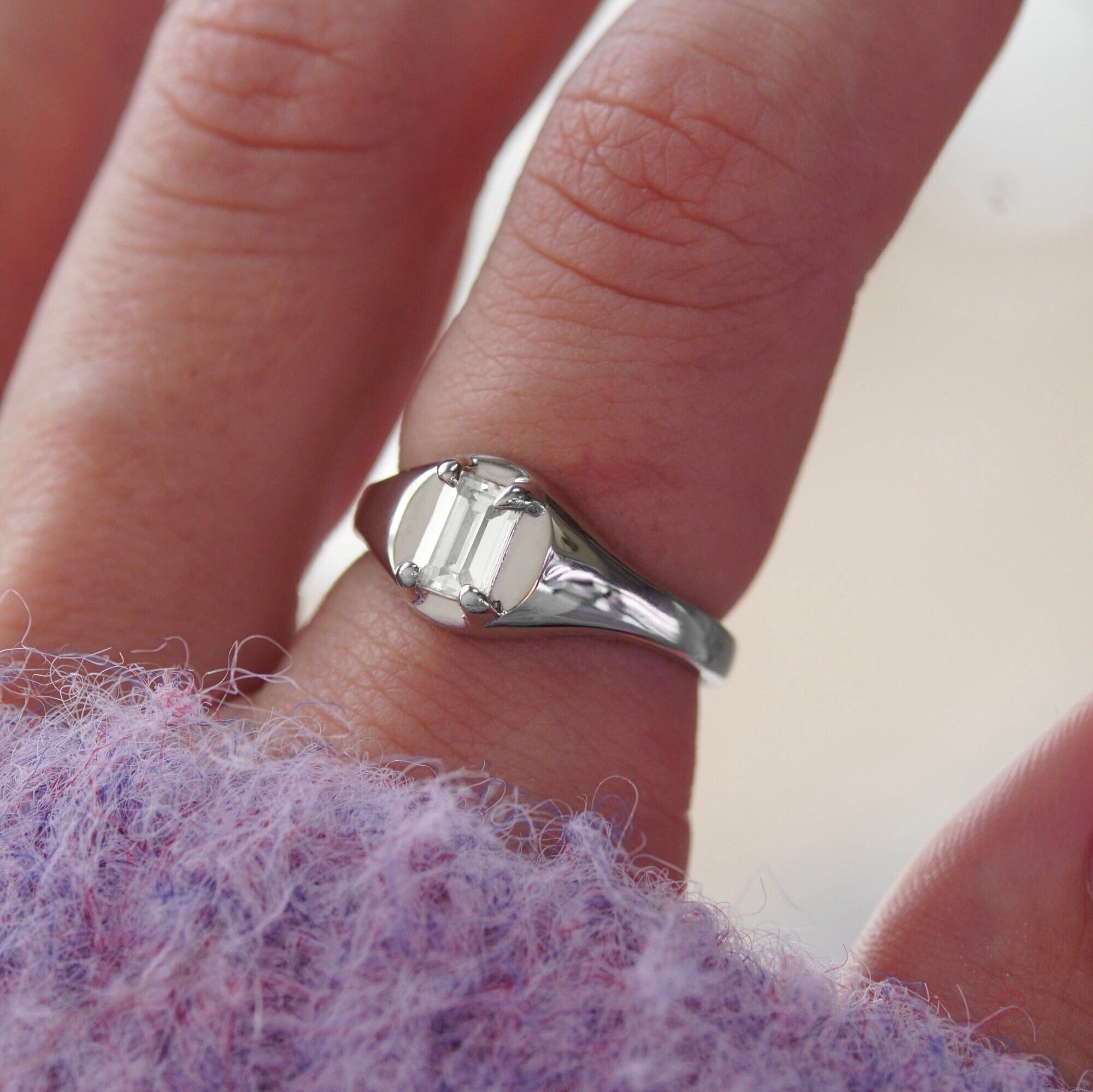 Junk-Jewels-Aubrey-Gold-Vermeil-Sterling-Silver-Cubic-Zirconia-Diamond-Stacking-Solitaire-Signet-Chunky-Ring-Gold-Silver