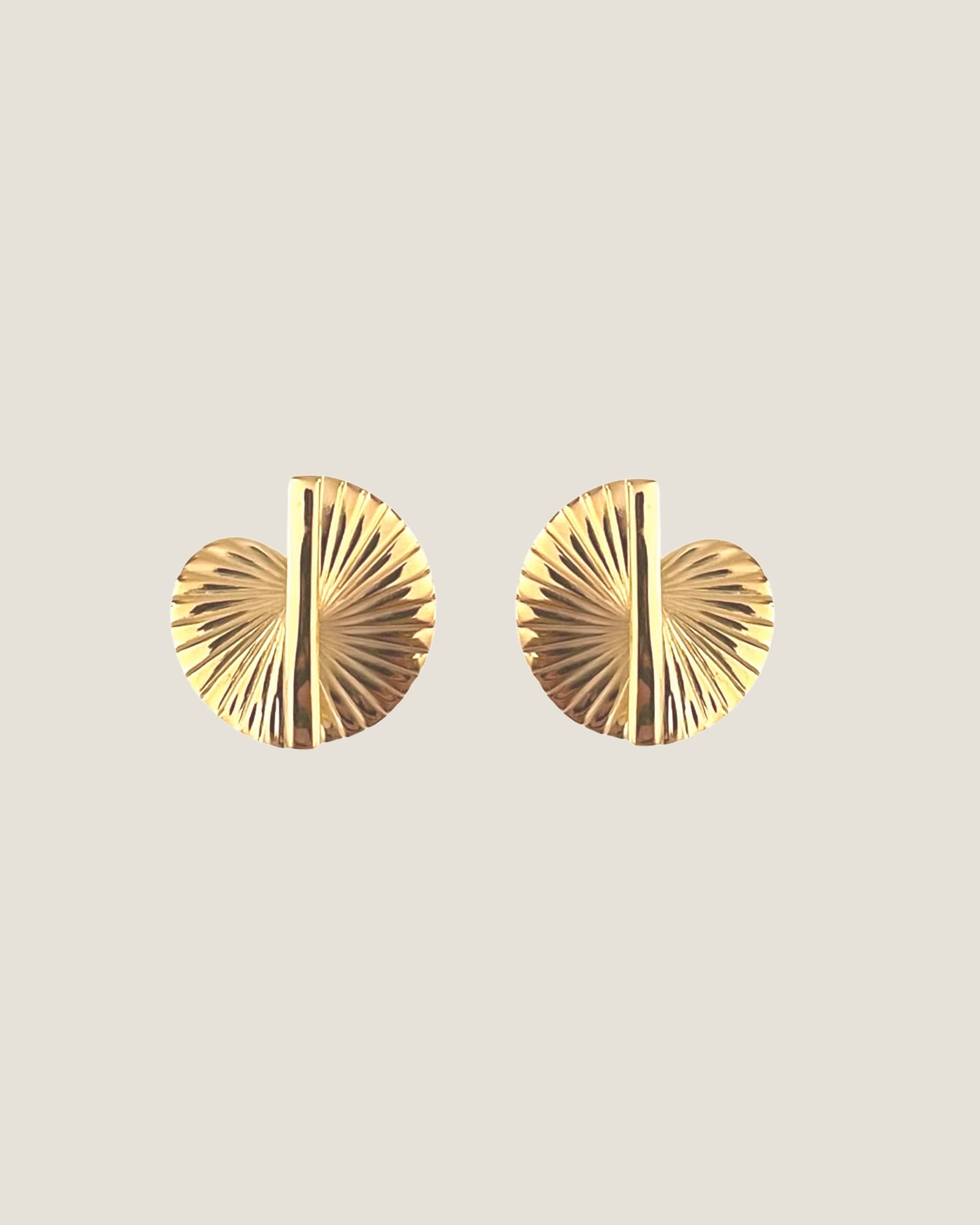 Ruddock-Baby-Fan-Mini-Sculptural-Curve-Spiral-Statement-Earrings-Studs-Sterling-Silver-Gold-Plated-18-Carat-ct