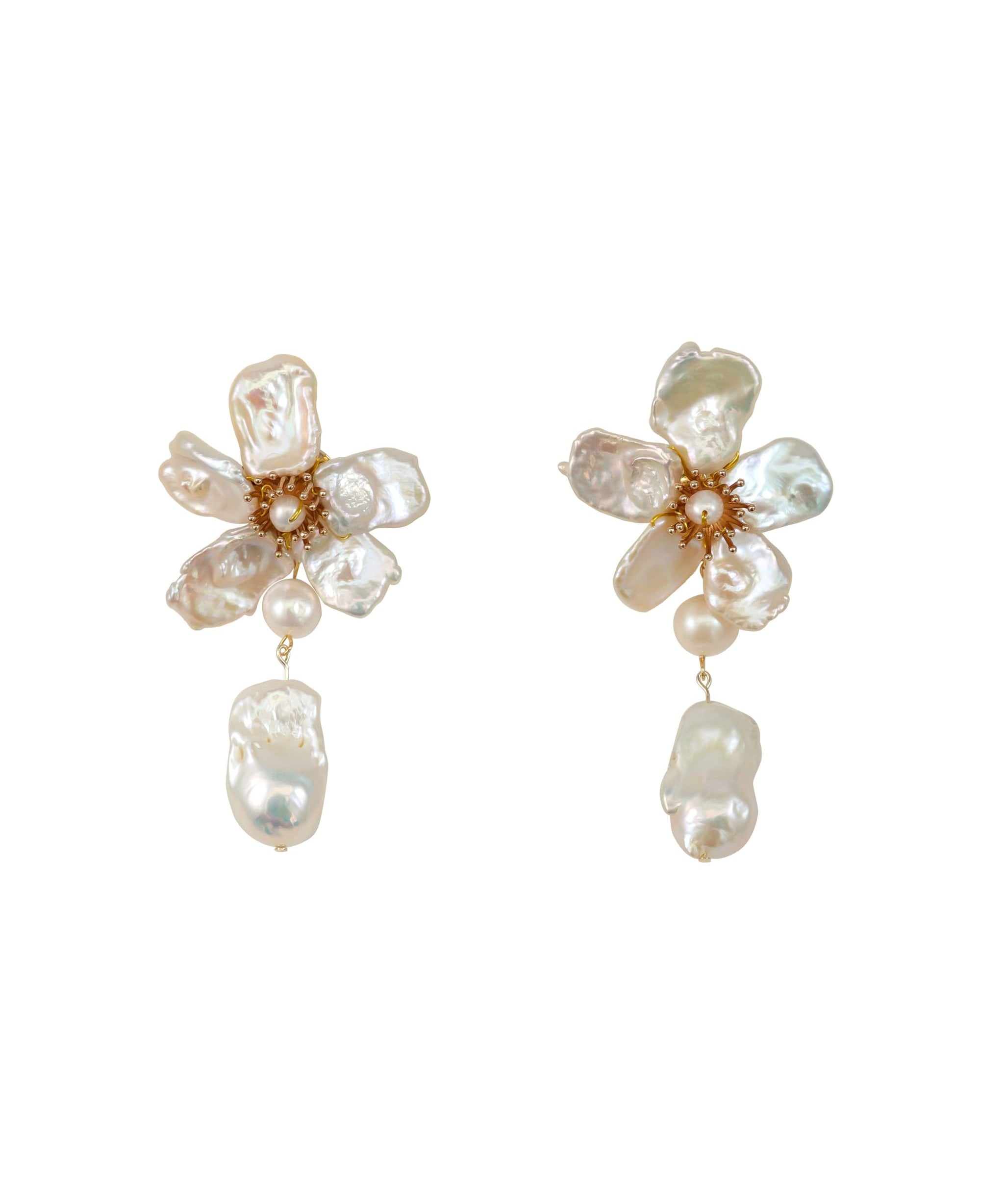 Cherie-Jewels-Beaded-Bead-Statement-Baroque-Freshwater-Keshi-Pearl-Flower-Dangle-Drop-Earrings-№17