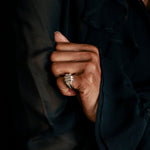 Ruddock-Brando-Chunky-Sculptural-Statement-Ring-Sterling-Silver-Cocktail-Gold-Plated-18ct