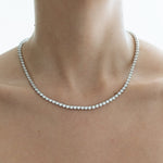 Miss-Cecilia-London-Bubble-Tennis-Necklace-Cubic-Zirconia-Clear-Diamond-Stone-Chunky-Cool-Evening-Party-Season-Jewellery-Gold-Silver-Accessories-Statement-Stone