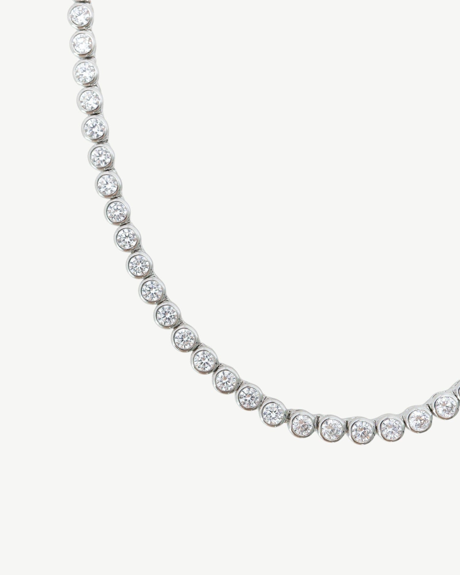 Miss-Cecilia-London-Bubble-Tennis-Necklace-Cubic-Zirconia-Clear-Diamond-Stone-Chunky-Cool-Evening-Party-Season-Jewellery-Gold-Silver-Accessories-Statement-Stone