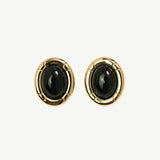 Camille Studs Black - Golden
