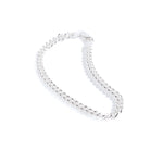 Uniform-chunky-curb-chain-sterling-silver-bracelet-unisex-everyday