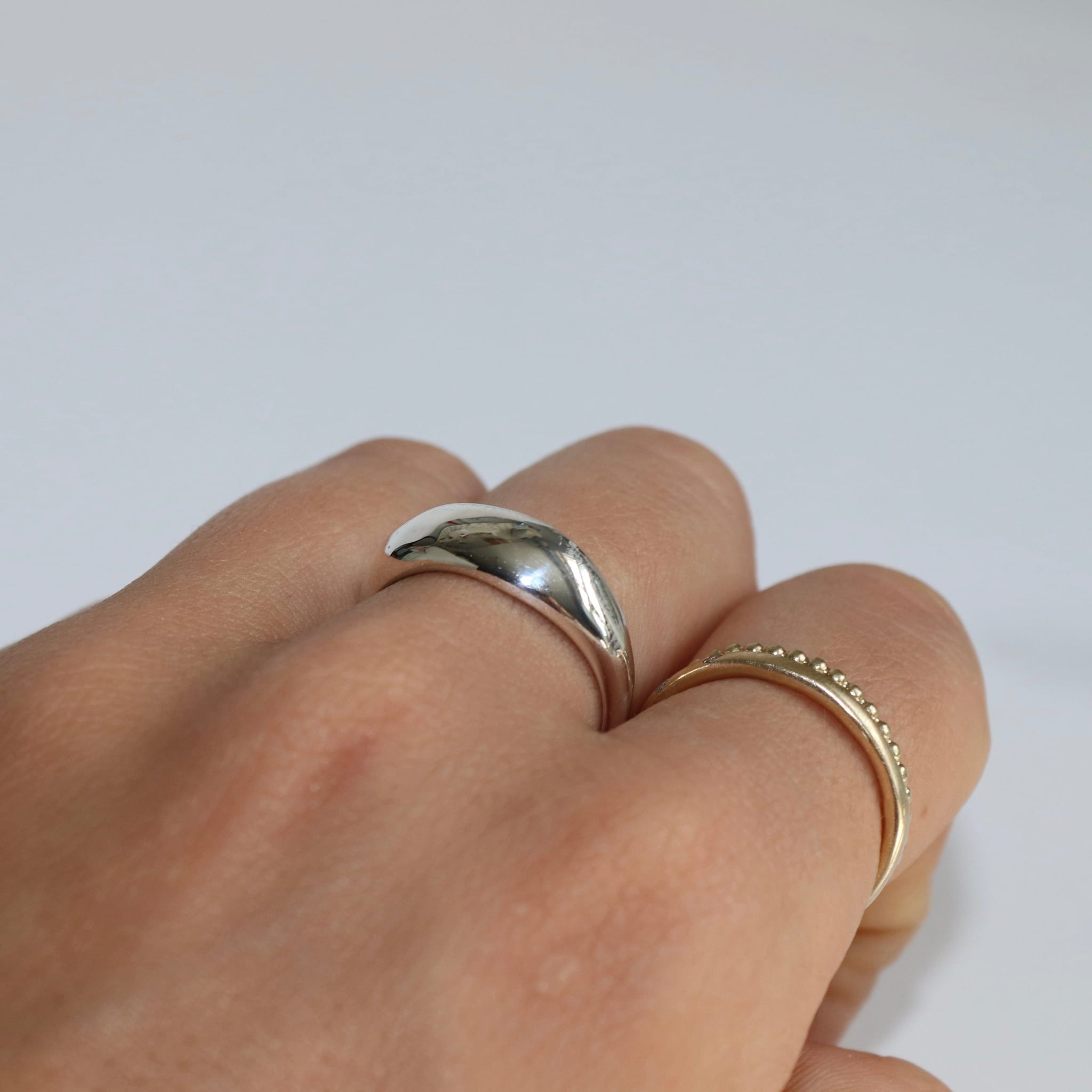Blume-Jewellery-Classic-Bombe-Chunky-bold-Shine-Sterling-Silver-Bubble-Band-Ring-Timeless-Everyday-Stacking-Jewellery-Cool-Contemporary