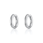 Chunky Hoop Earrings - Golden