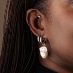 Chunky Hoop Earrings - Golden