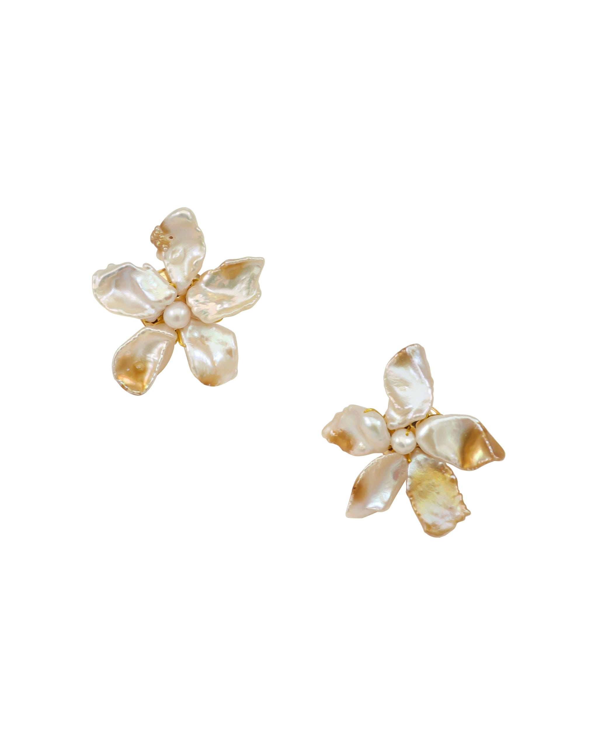 Cherie-Jewels-Oversized-Classic-Golden-Bloom-Freshwater-Keshi-Pearl-Bead-Flower-Earrings-№32