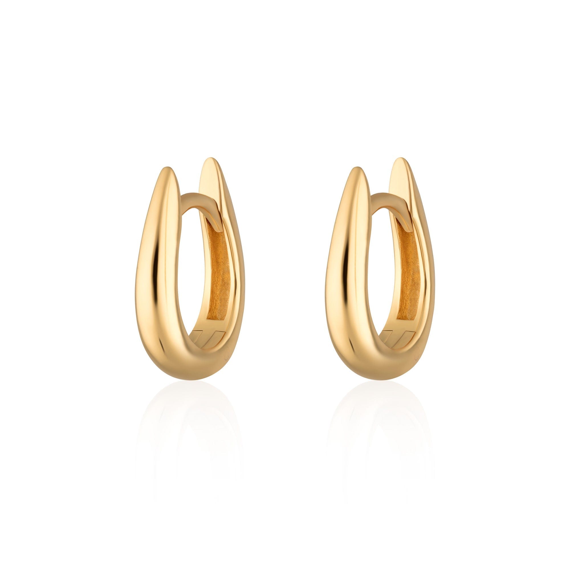 Gold-Claw-Huggie-Hoop-Earrings-Earring-Tusk-End-Spike-Ear-Stack-Curated-Minimal-Cool-Jewellery-DemiFine-Scream-Pretty