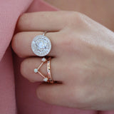 Starburst Ring Gold & Silver