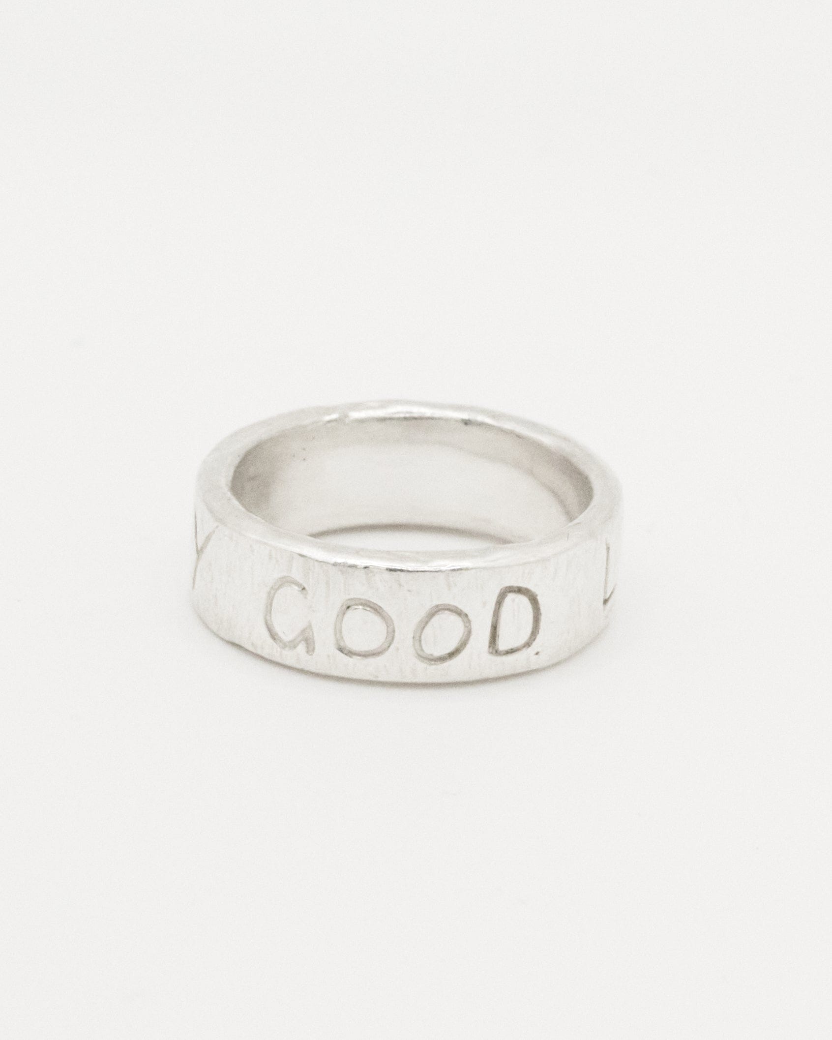 very-good-luck-ring-Keyes-engraved-band-chunky-wide-cigar-ring-lucky-charm-sterling-silver-handmade-london-cool-stacking-band-ring--GOLDEN-ShopGolden.co-Demifine-Jewellery-Destination-Contemporary-Curated-UK-Brands