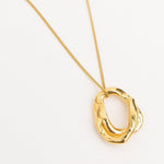 Carolina-De-Barros-Circle-Hoop-Pendant-Necklace-Chain-Gold-Plated-Sterling-Silver-18ct1