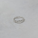 Milly-Maunder-Cova-Pebble-Bubble-Band-Stacking-Circle-Disc-Ring-Sterling-Silver-Vintage-Organic-Rustic