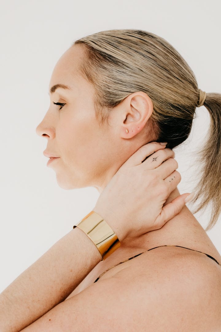 Uniform-Jewellery-Crux-Gold-Vermeil-Sleek-Chunky-Statement-Oversized-Wrist-Cuff-Bracelet-Bangle