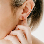 Uniform-Jewellery-Crux-Gold-Vermeil-Mini-Bar-Rectangle-Drop-Stud-Earrings-Minimal-Sleek