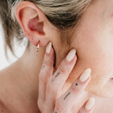 Crux Mini Gold Hoops - Golden