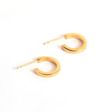 Uniform-Jewellery-Crux-Mini-Chunky-Gold-Vermeil-Hoop-Earrings-Hoop-Minimal-Sleek-Cool
