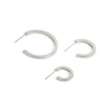 Uniform-Jewellery-Crux-Sterling-Silver-Midi-Medium-Hoops-Hoop-Earrings-Chunky-Square