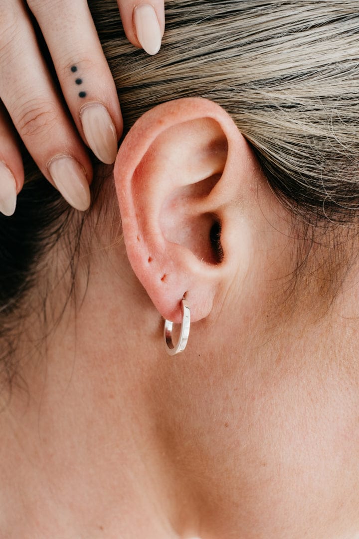 Uniform-Jewellery-Crux-Sterling-Silver-Midi-Medium-Hoops-Hoop-Earrings-Chunky-Square