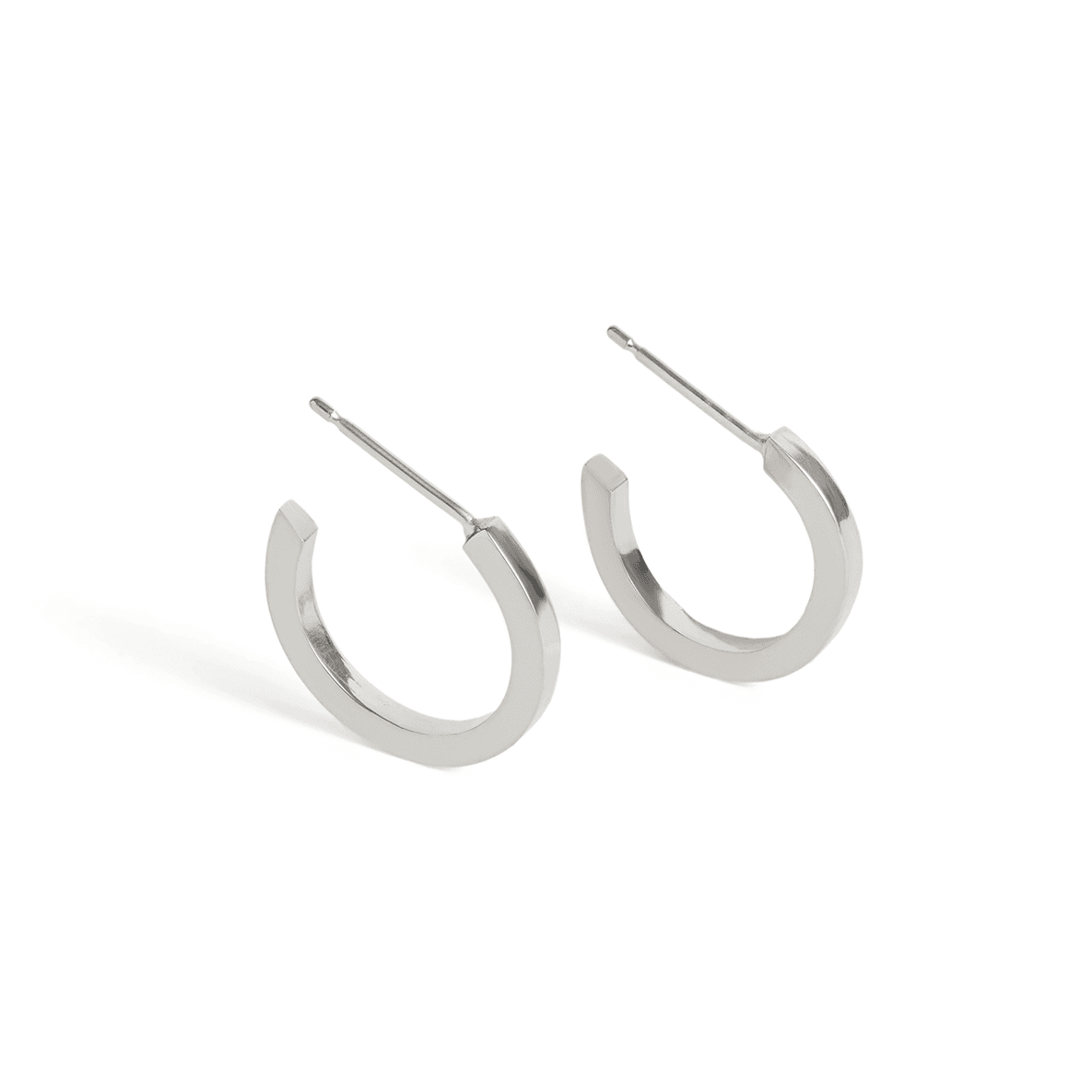 Uniform-Jewellery-Crux-Sterling-Silver-Midi-Medium-Hoops-Hoop-Earrings-Chunky-Square