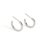 Uniform-Jewellery-Crux-Sterling-Silver-Midi-Medium-Hoops-Hoop-Earrings-Chunky-Square