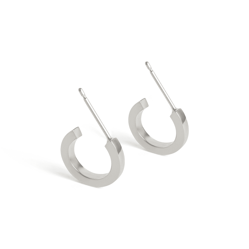 Crux sterling silver mini hoops - Golden
