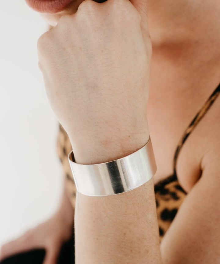 Uniform-Jewellery-Crux-Sterling-Silver-Statement-Oversized-Sleek-Wrist-Cuff-Bracelet-Bangle