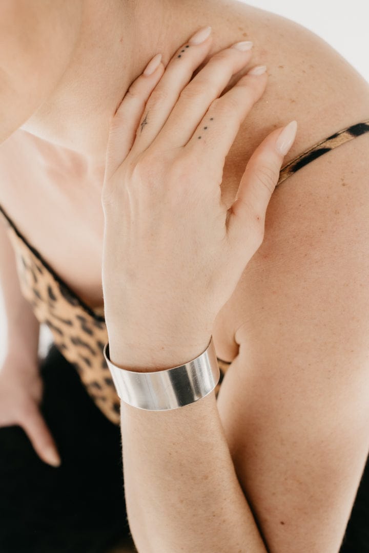 Uniform-Jewellery-Crux-Sterling-Silver-Statement-Oversized-Sleek-Wrist-Cuff-Bracelet-Bangle