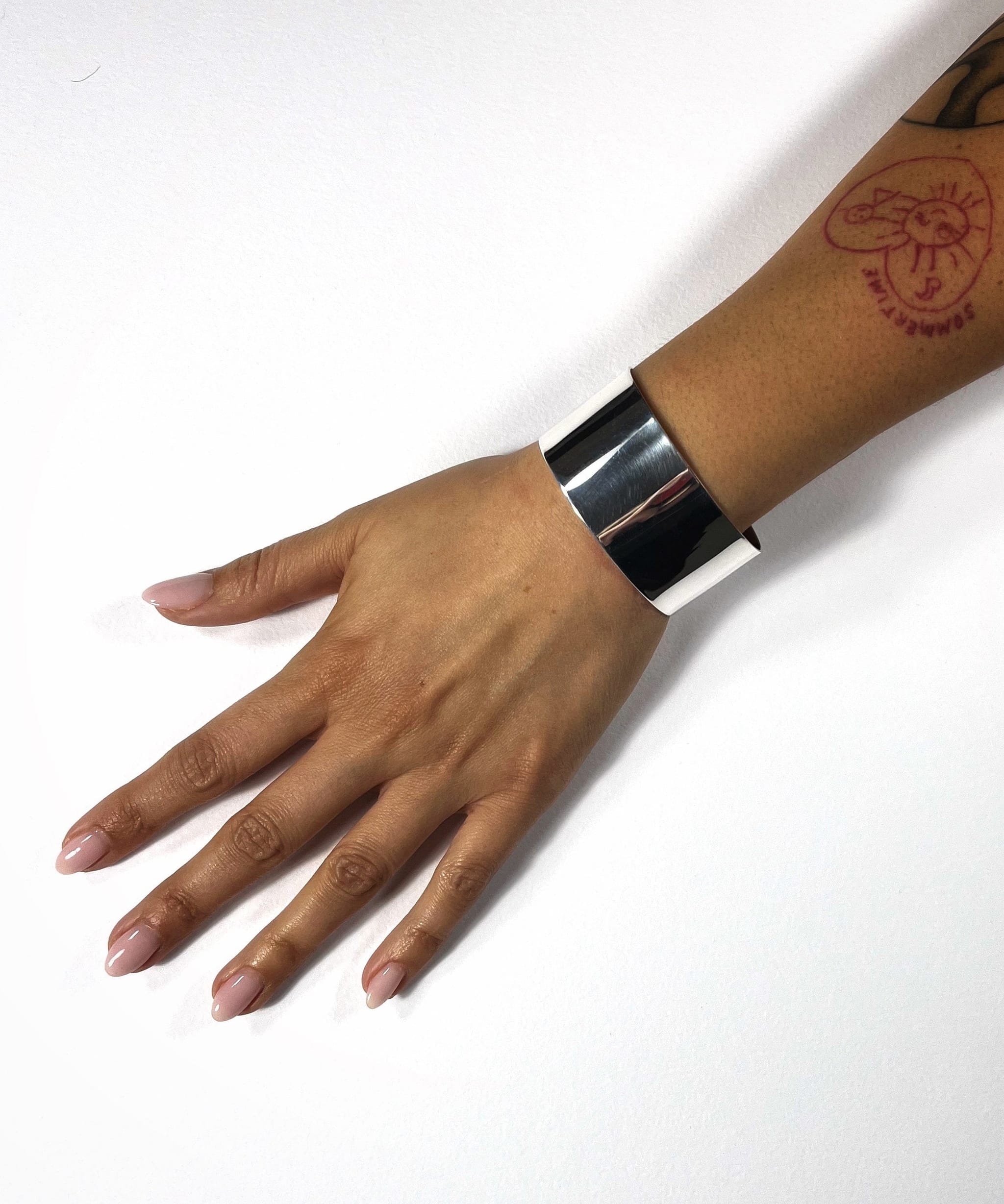 Uniform-Jewellery-Crux-Sterling-Silver-Statement-Oversized-Sleek-Wrist-Cuff-Bracelet-Bangle