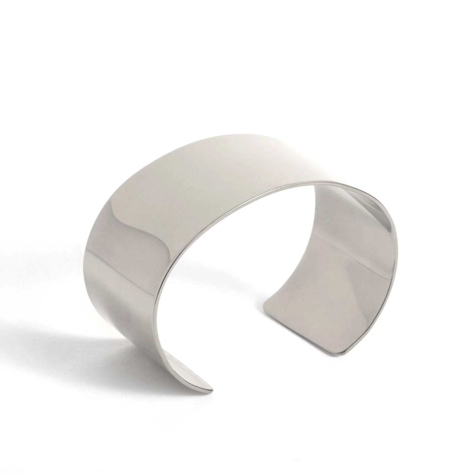 Uniform-Jewellery-Crux-Sterling-Silver-Statement-Oversized-Sleek-Wrist-Cuff-Bracelet-Bangle