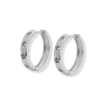Junk-Jewels-Disco-Multi-Rainbow-Gemstone-Stone-Star-Hoop-Hoops-Earrings-Gold-Silver