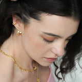 Junk-Jewels-Disco-Multi-Rainbow-Gemstone-Stone-Star-Hoop-Hoops-Earrings-Gold-Silver
