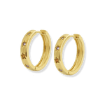 Junk-Jewels-Disco-Multi-Rainbow-Gemstone-Stone-Star-Hoop-Hoops-Earrings-Gold-Silver