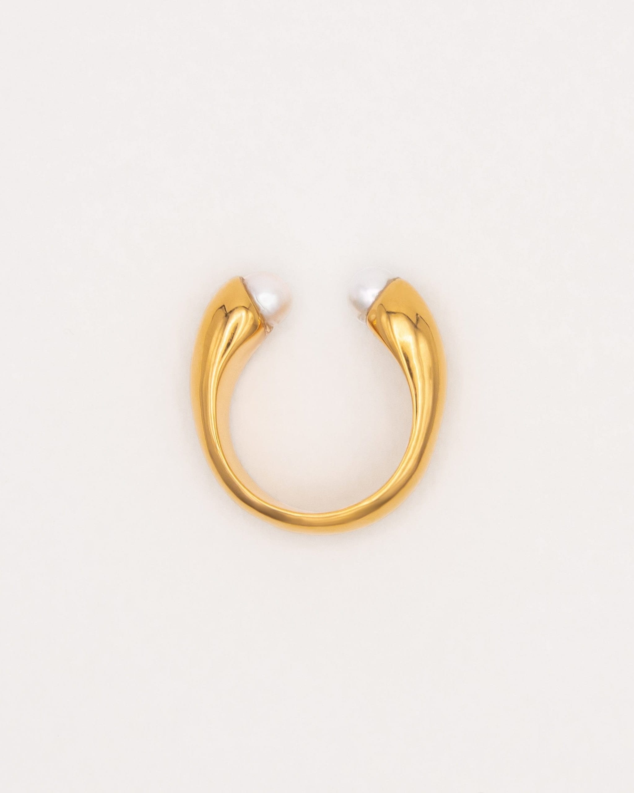 Carolina-De-Barros-Gold Plated-Sterling-Silver-Pearl-Oversized-Statement-Cocktail-Encontro-Ring