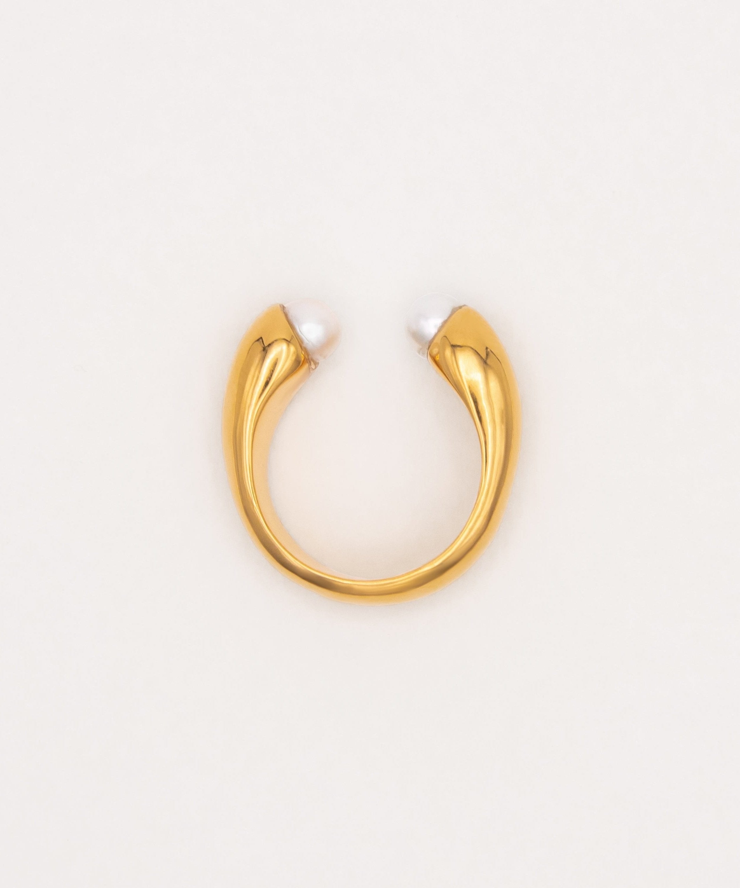 Carolina-De-Barros-Gold Plated-Sterling-Silver-Pearl-Oversized-Statement-Cocktail-Encontro-Ring