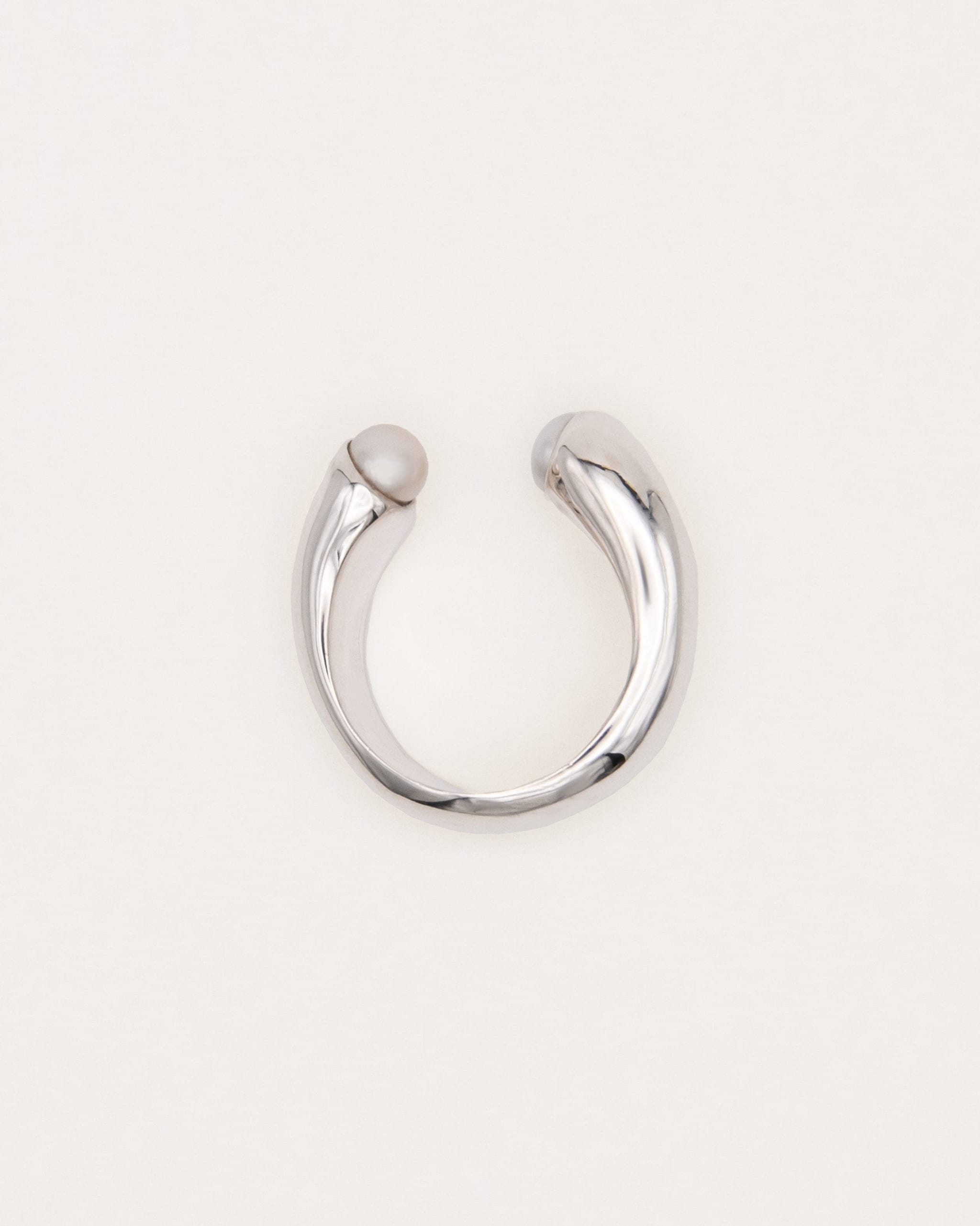 Carolina-De-Barros-Gold Plated-Sterling-Silver-Pearl-Oversized-Statement-Cocktail-Encontro-Ring