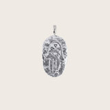 Eternal Vision in Your Palm Silver-keeper-of-the-charm-interchangeable-mix-match-necklace-pendant-hand-ancient-relic-kensho-heirlooms-cool-motif-winter-sun-jewellery-golden-sterling-silverCharmCharms-Kensho Heirlooms-GOLDEN-ShopGolden.co-Demifine-Jewellery-Destination-Contemporary-Curated-UK-Brands