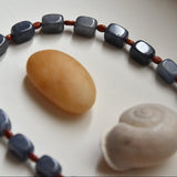 Kan-Studio-Red-Jasper-Blue-Aventurine-Chunky-Gemstone-BEaded-Necklace-Bead-Toggle-Clasp-Handmade-London-Cool-Summer-Jewellery-Balancing-Grounding-Balance-Stone-Natural-Beads-Statement-Fiona-Necklace