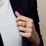 Apres-Youth-Heart-Pink-Green-Purple-Peridot-Enamel-Gold-Vermeil-Statement-Cocktail-Ring