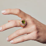 Apres-Youth-Pink-Green-Purple-Peridot-Enamel-Gold-Vermeil-Statement-Cocktail-Ring