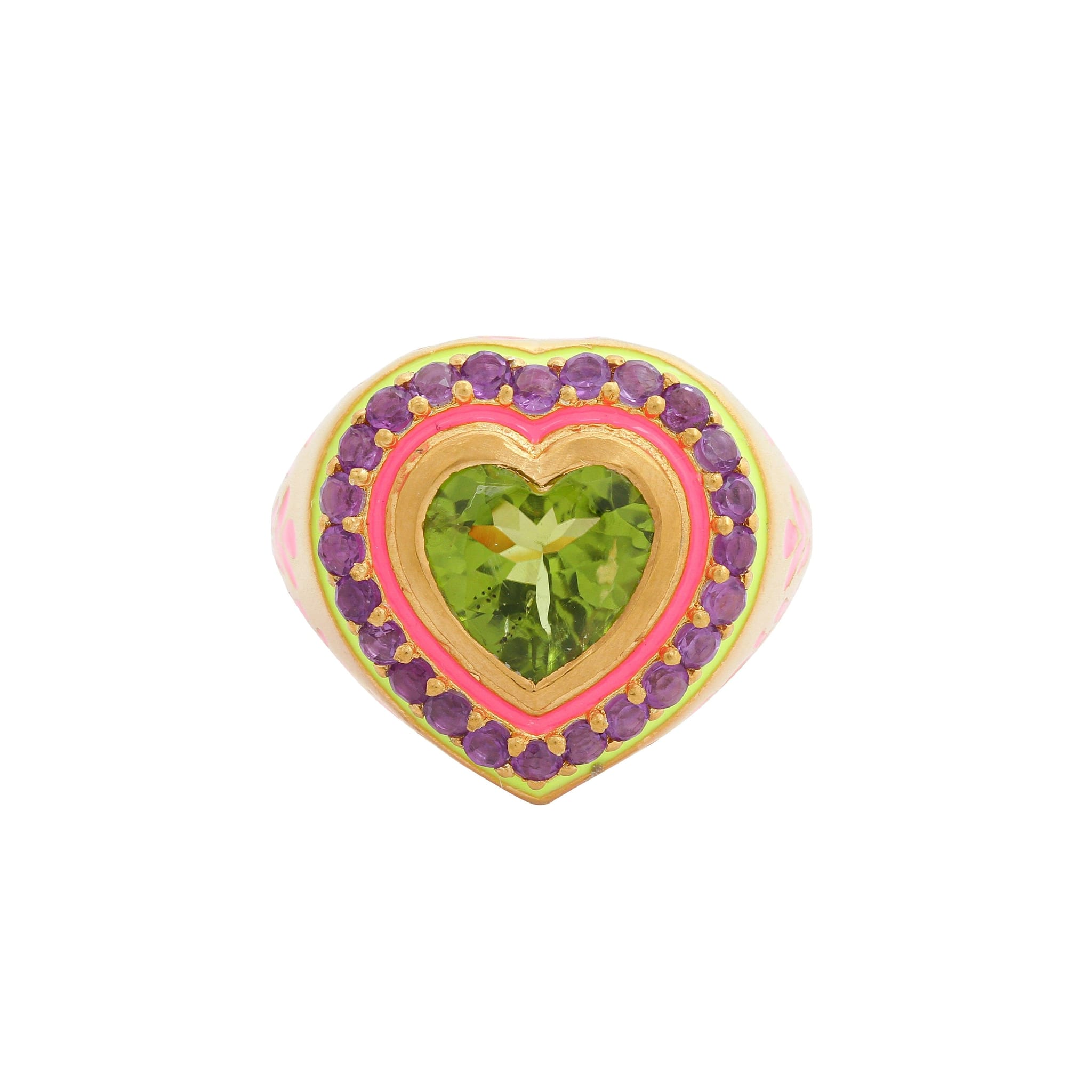 Apres-Youth-Pink-Green-Peridot-Enamel-Gold-Vermeil-Statement-Cocktail-Ring