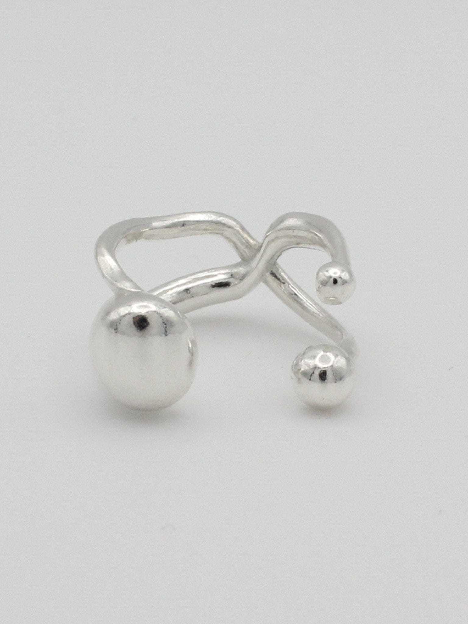 floater-ring-keyes-delicate-strong-sculptural-design-bubble-sphere-open-wide-statement-chunky-shape-movement-understated-cool-sterling-silver-handmade-london-stacking-band--GOLDEN-ShopGolden.co-Demifine-Jewellery-Destination-Contemporary-Curated