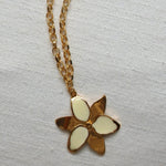Squeeze-London-Chunky-Chain-Forever-Susan-Oversized-Statement-Flower-Pendant-Necklace-French-Vanilla-Cream-Enamel-Gold-Vermeil