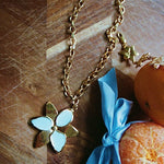 Squeeze-London-Chunky-Chain-Oversized-Statement-Flower-Pendant-Necklace-Sky-Blue-Enamel-Gold-Vermeil