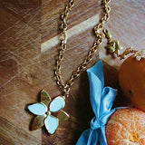 Squeeze-London-Chunky-Chain-Oversized-Statement-Flower-Pendant-Necklace-Sky-Blue-Enamel-Gold-Vermeil